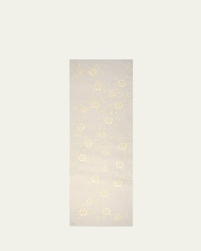 Blooming Garden Cashmere Scarf